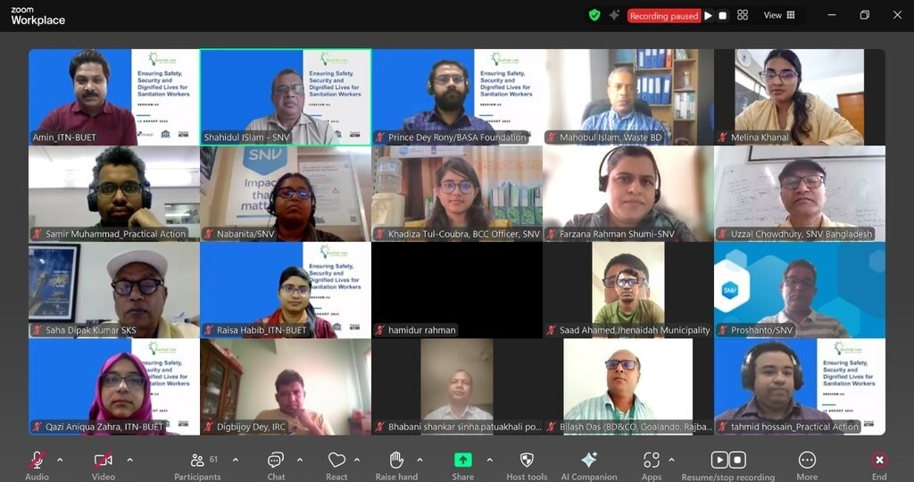 SaniTalk café session–2: Highlights safety and dignity for sanitation workers