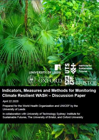 Monitoring climate-resilient WASH: discussion paper