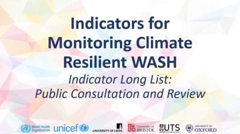Monitoring climate-resilient WASH: interactive powerpoint