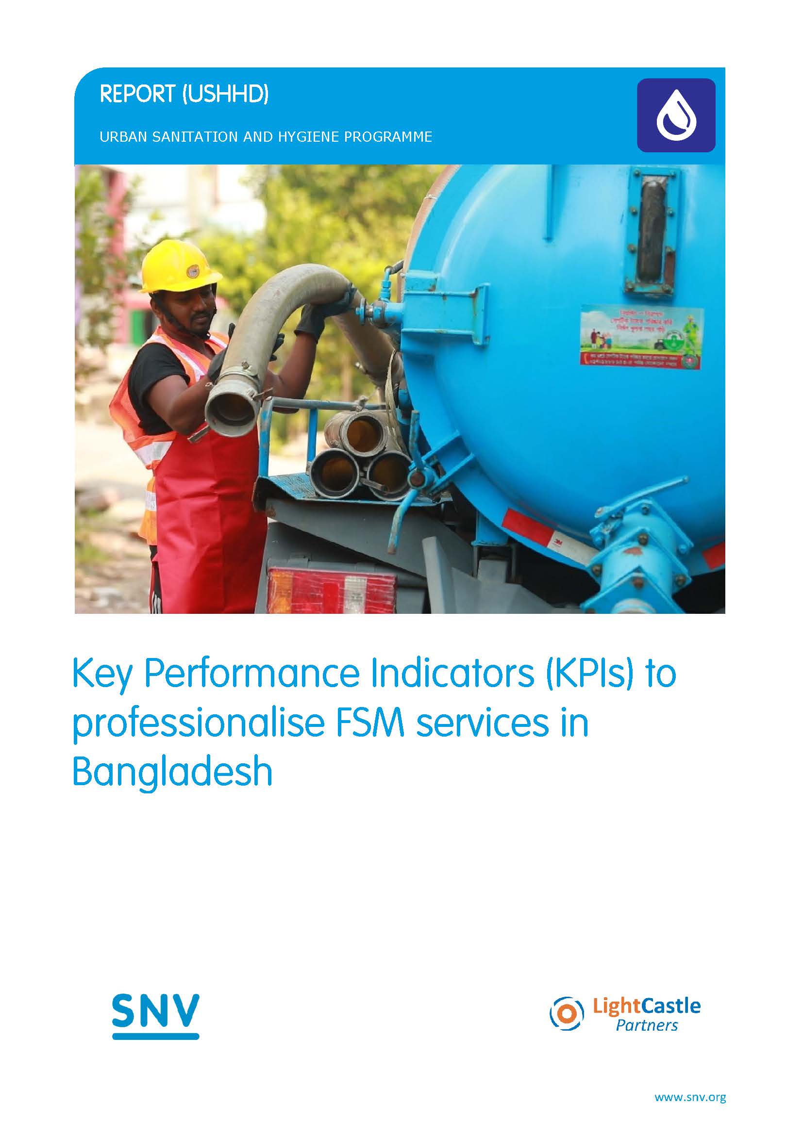 Key Performance Indicators (KPIs) to  professionalise FSM services in Bangladesh