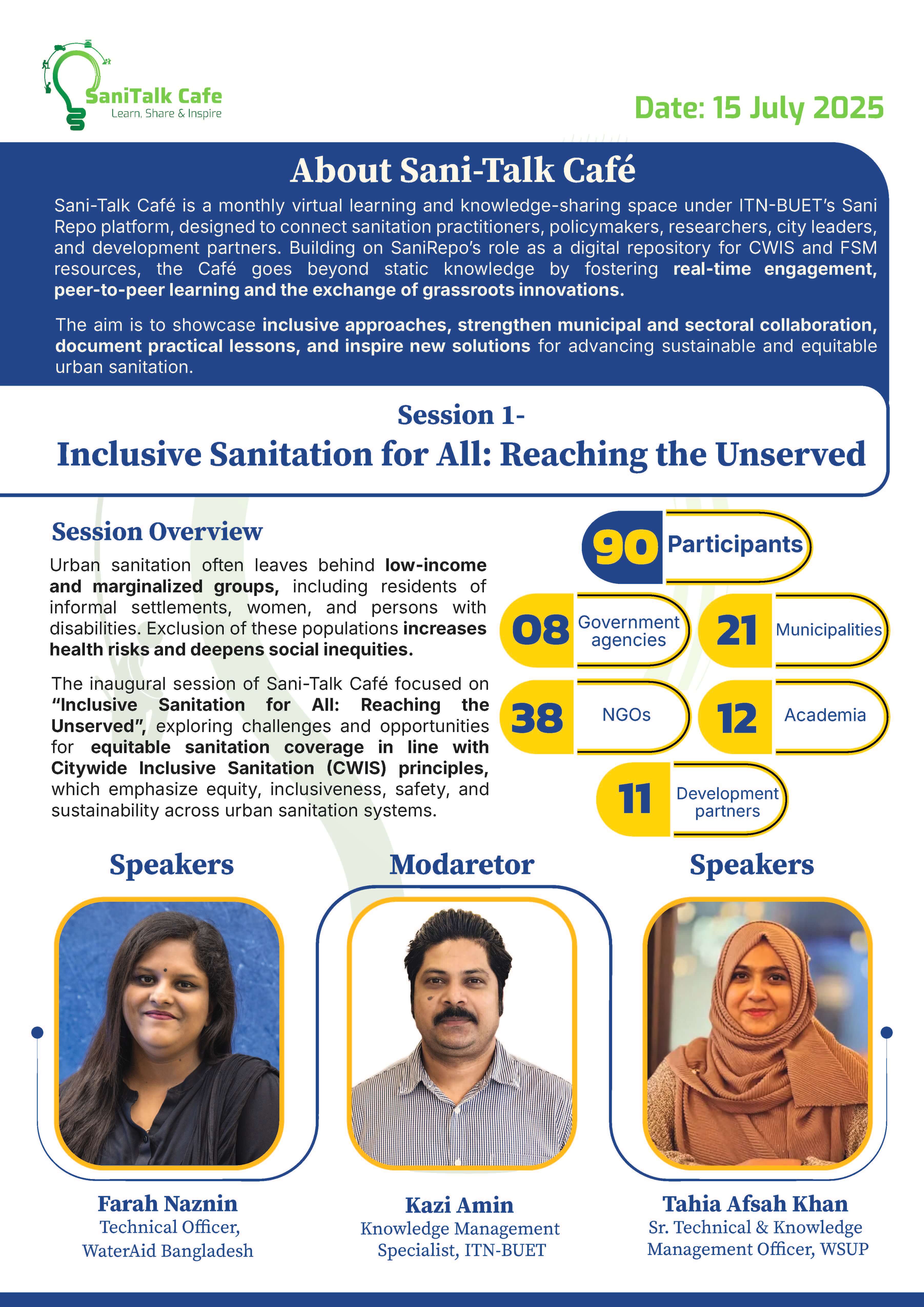 Inclusive Sanitation for All: Reaching the Unserved