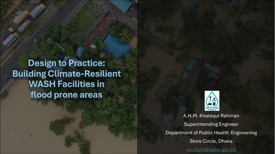 Design to Practice: Building Climate-Resilient WASH Facilities in flood prone areas
